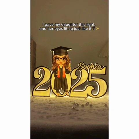 2025 Graduation Senior Personalized Light Box, Graduation Gift - Image 2