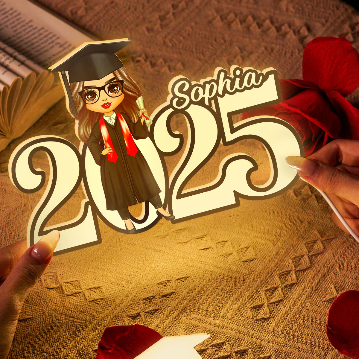 2025 Graduation Senior Personalized Light Box, Graduation Gift - Image 4