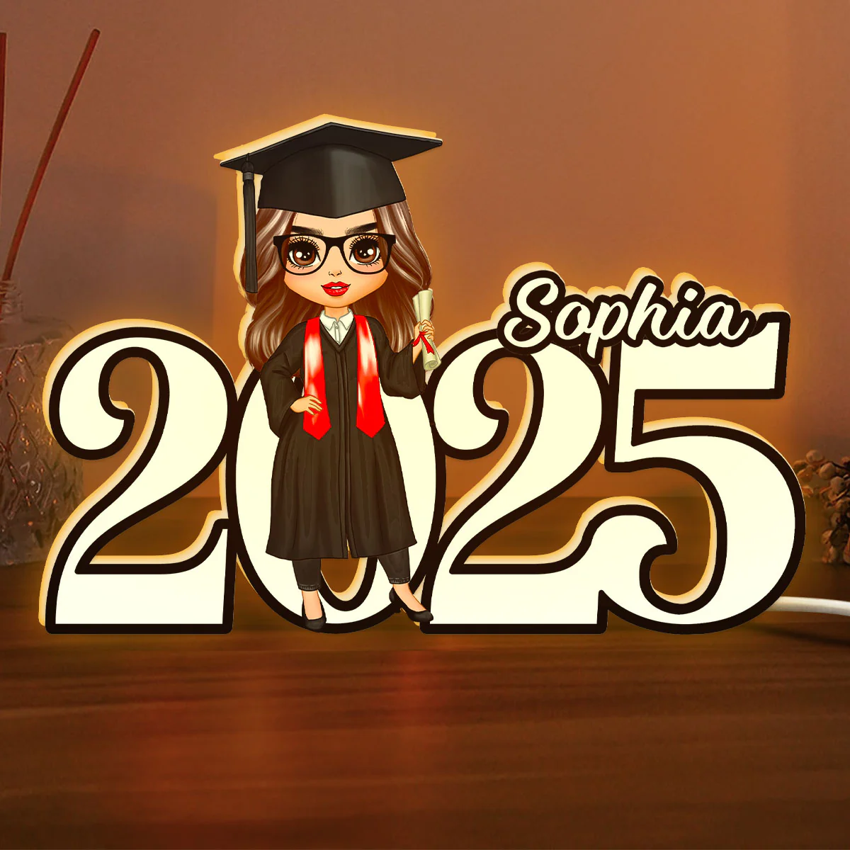 2025 Graduation Senior Personalized Light Box, Graduation Gift - Image 6