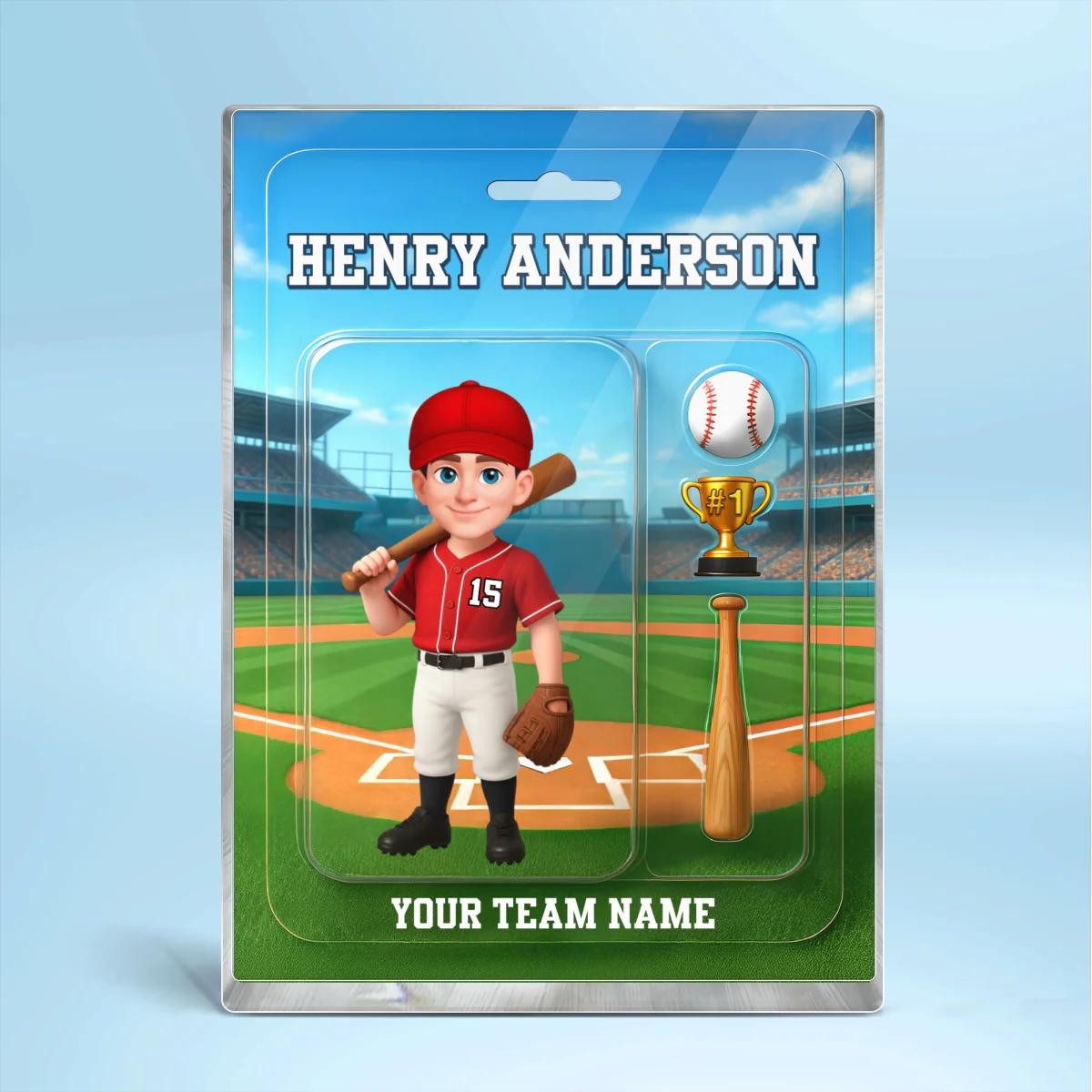 Baseball Player Baseball Things - Personalized Acrylic Block Plaque - Christmas Gift For Baseball Players - Image 7