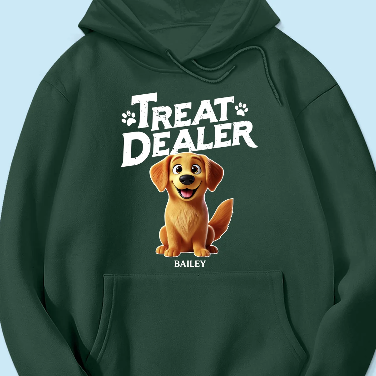 3D Effect Cartoon Dog Treat Dealer Personalized Shirt, Gift For Dog Lovers - Image 17