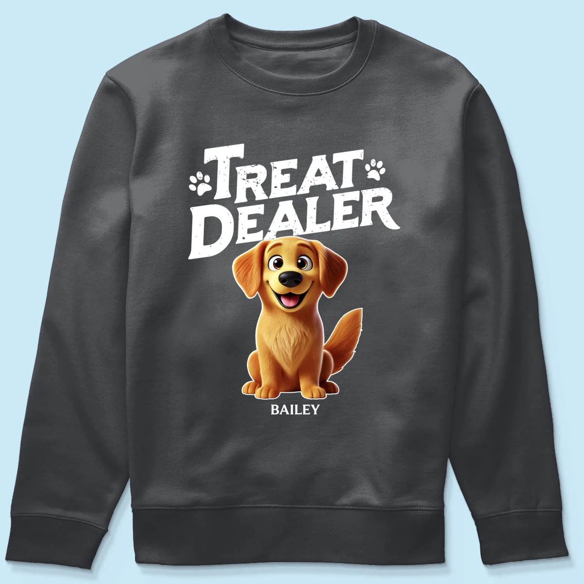 3D Effect Cartoon Dog Treat Dealer Personalized Shirt, Gift For Dog Lovers - Image 18