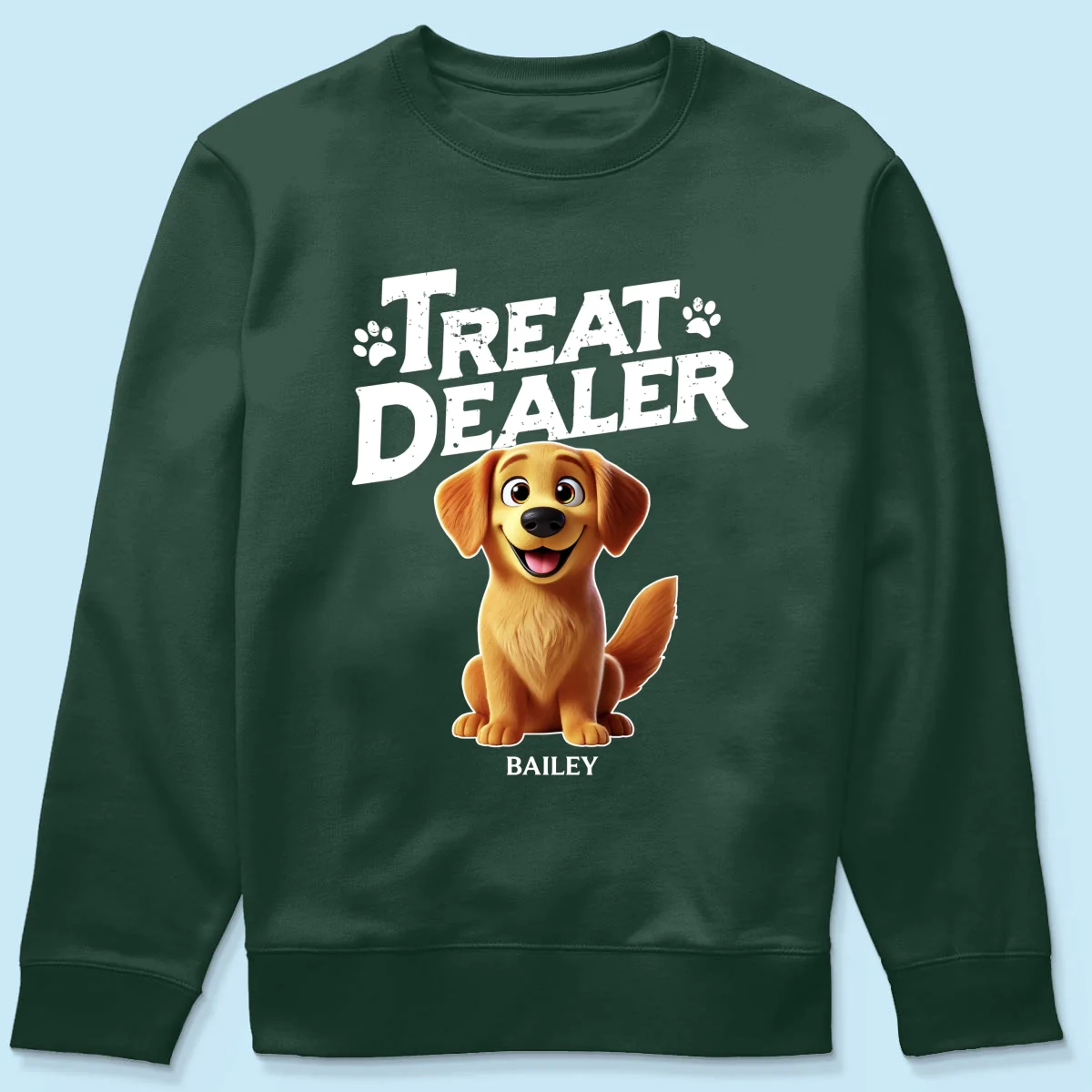 3D Effect Cartoon Dog Treat Dealer Personalized Shirt, Gift For Dog Lovers - Image 20