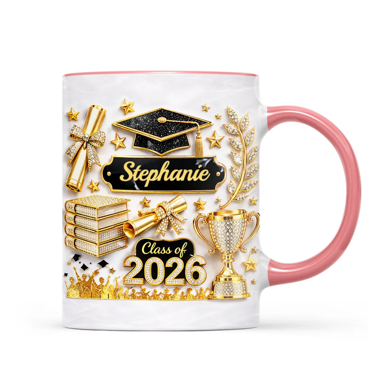 Class Of Graduation - Personalized Mug - Graduation Gift, Keepsake For Daughter, Granddaughter - Image 12