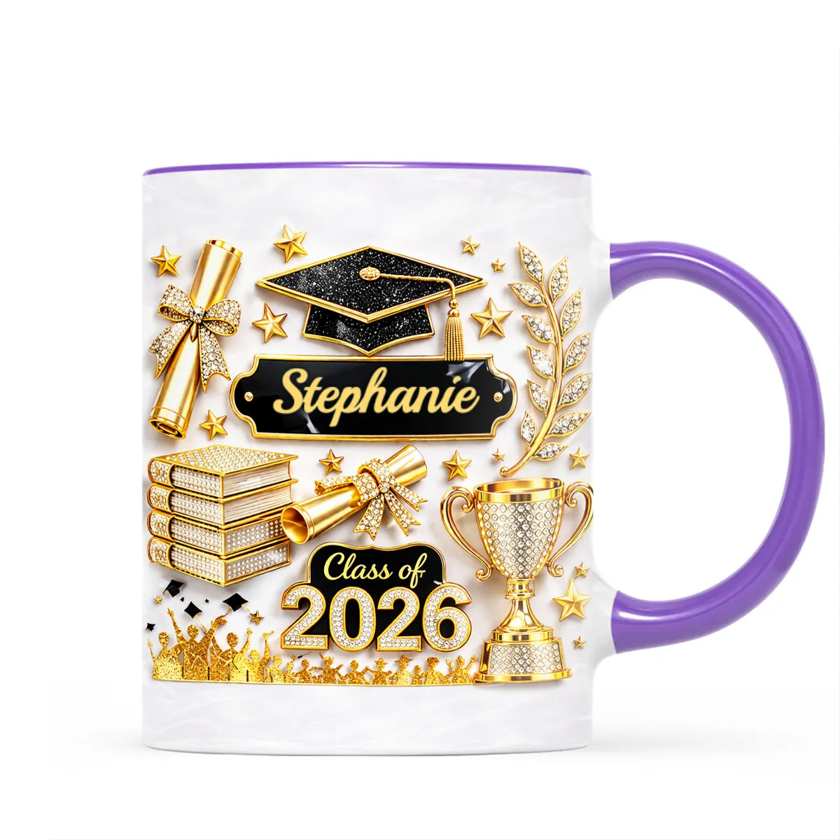 Class Of Graduation - Personalized Mug - Graduation Gift, Keepsake For Daughter, Granddaughter - Image 13