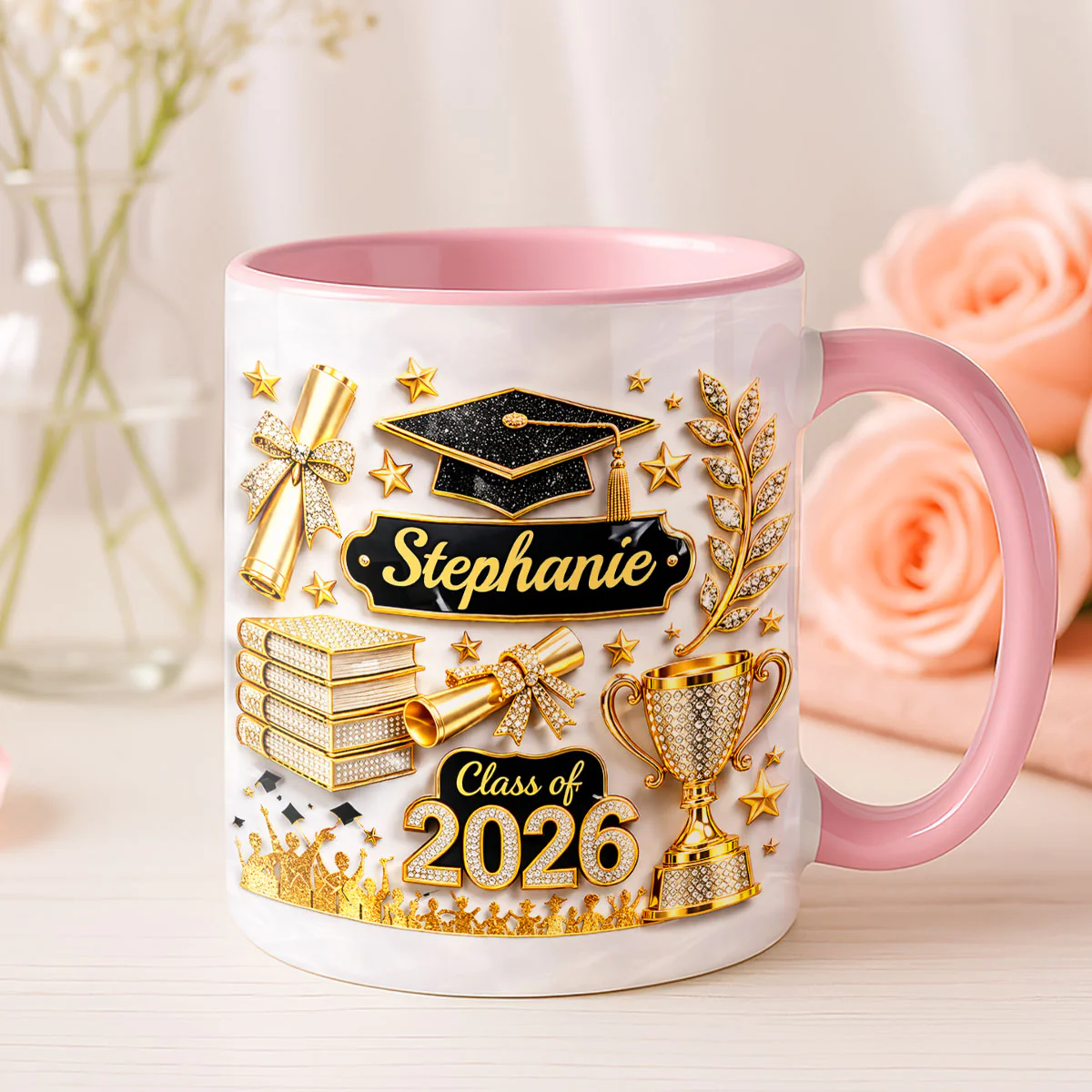 Class Of Graduation - Personalized Mug - Graduation Gift, Keepsake For Daughter, Granddaughter - Image 7