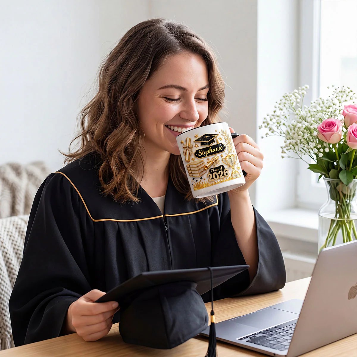 Class Of Graduation - Personalized Mug - Graduation Gift, Keepsake For Daughter, Granddaughter - Image 8