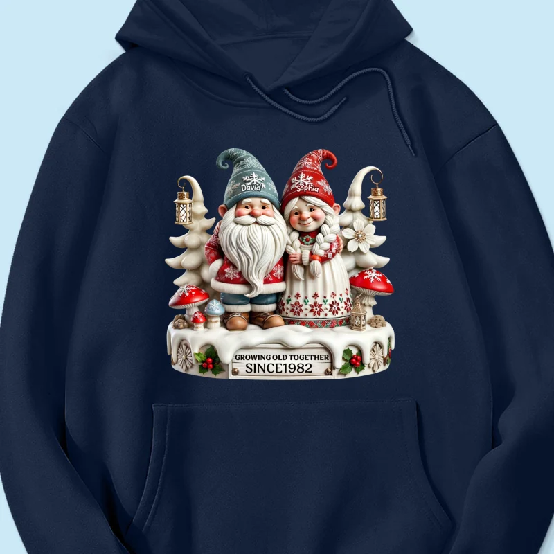 3D Effect Gnome Couple Together Christmas Personalized Shirt, Heartfelt Gift For Couple, For Him, For Her, Husband, Wife - Image 17