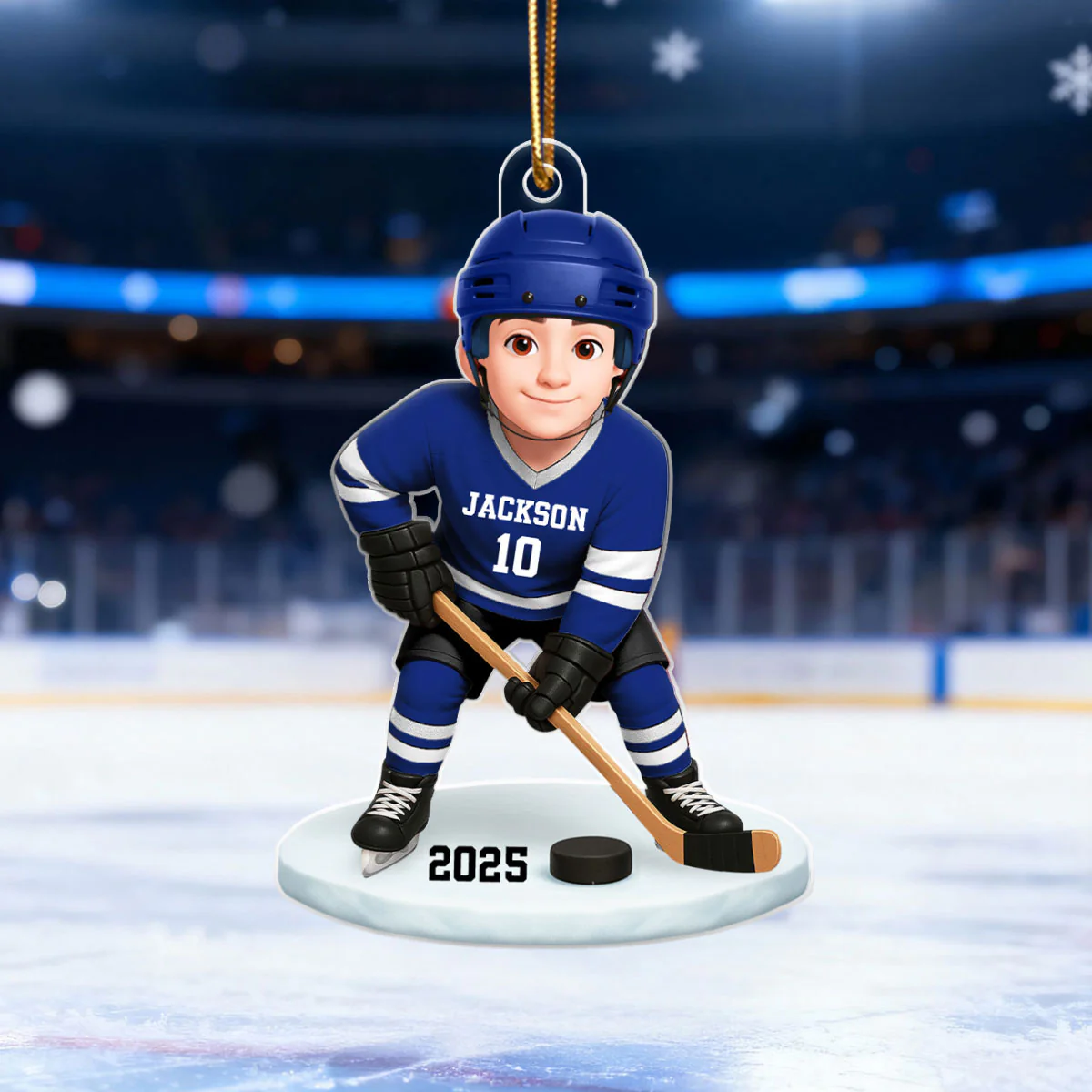 3D Effect Sport Boy Girl - Personalized Acrylic Ornament - Christmas Gift For Daughter For Son - Image 7