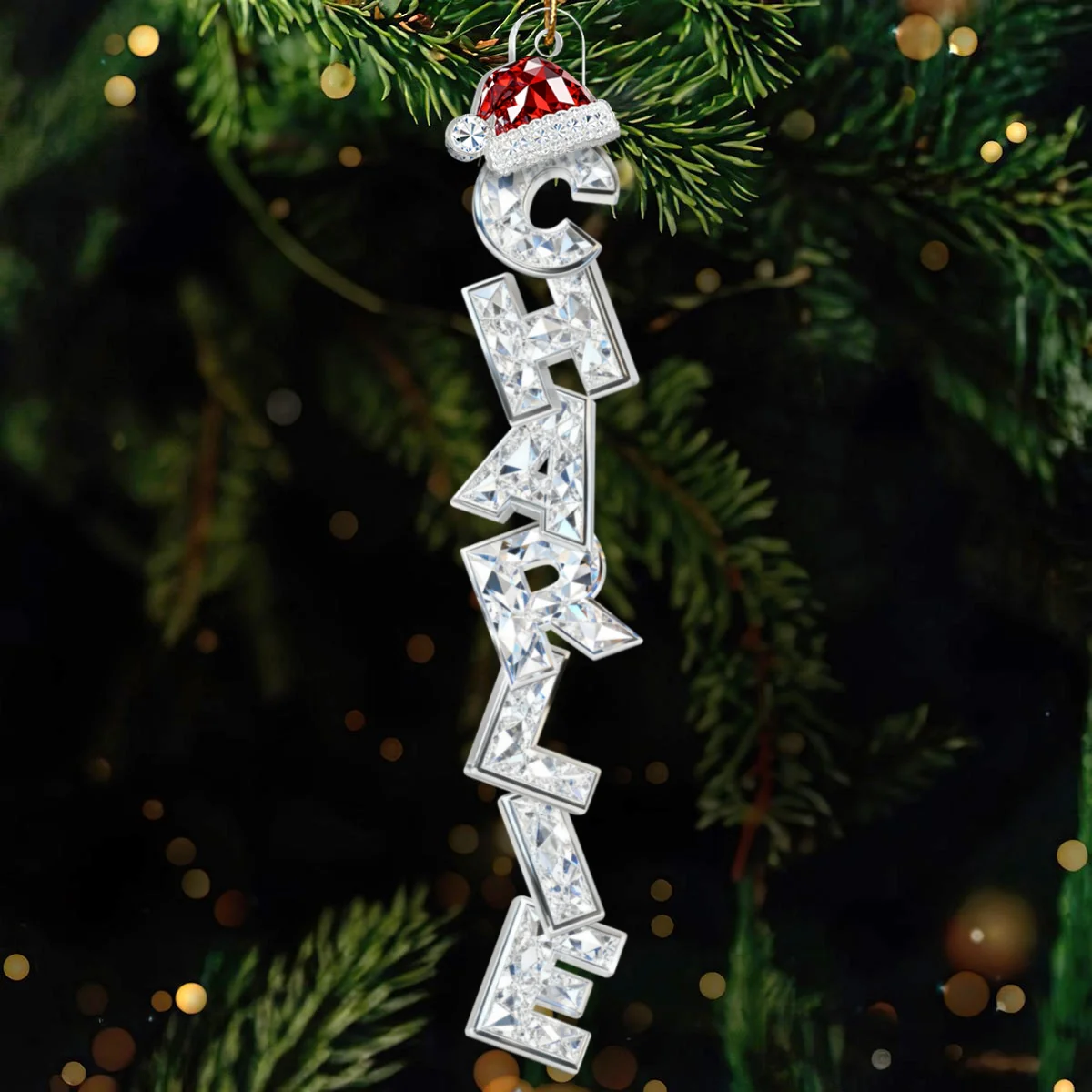 Beautiful Letters Custom Family Names Christmas - Personalized Acrylic Ornament - Gift For Family, Christmas Ornament, Christmas Stocking Name Tags - Image 11