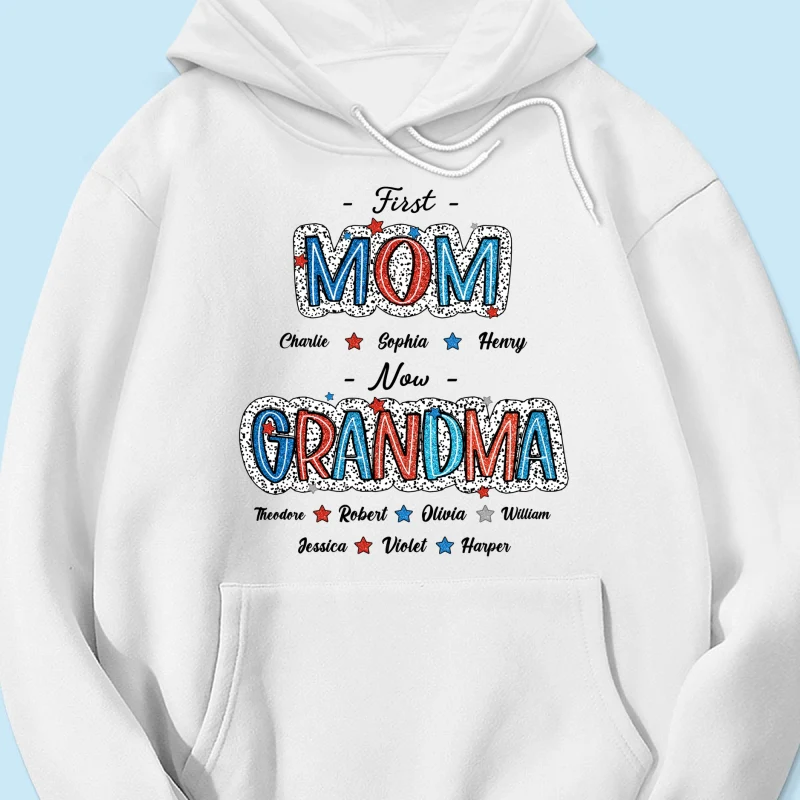 4th Of July First Mom Now Grandma Personalized Shirt - Image 15
