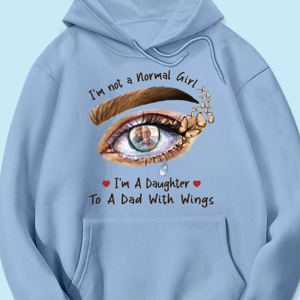 A Daughter To A Dad With Wings Personalized Memorial Shirt - Image 18