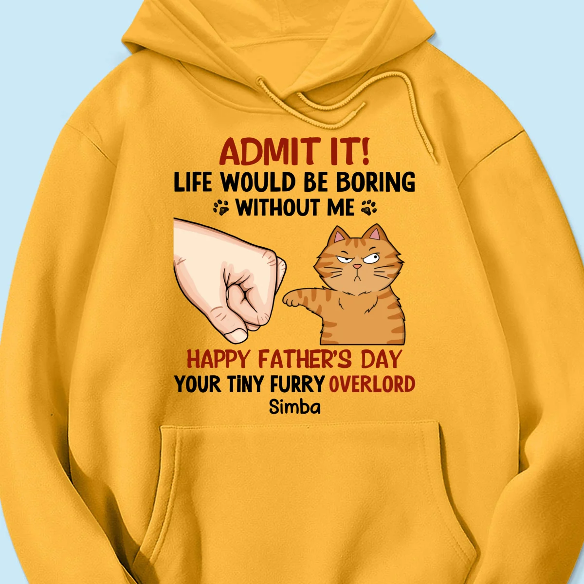 Admit It Life Would Be Boring Without Us Funny Cute Cats Personalized Shirt, Father‘s Day Gift For Cat Dad - Image 14