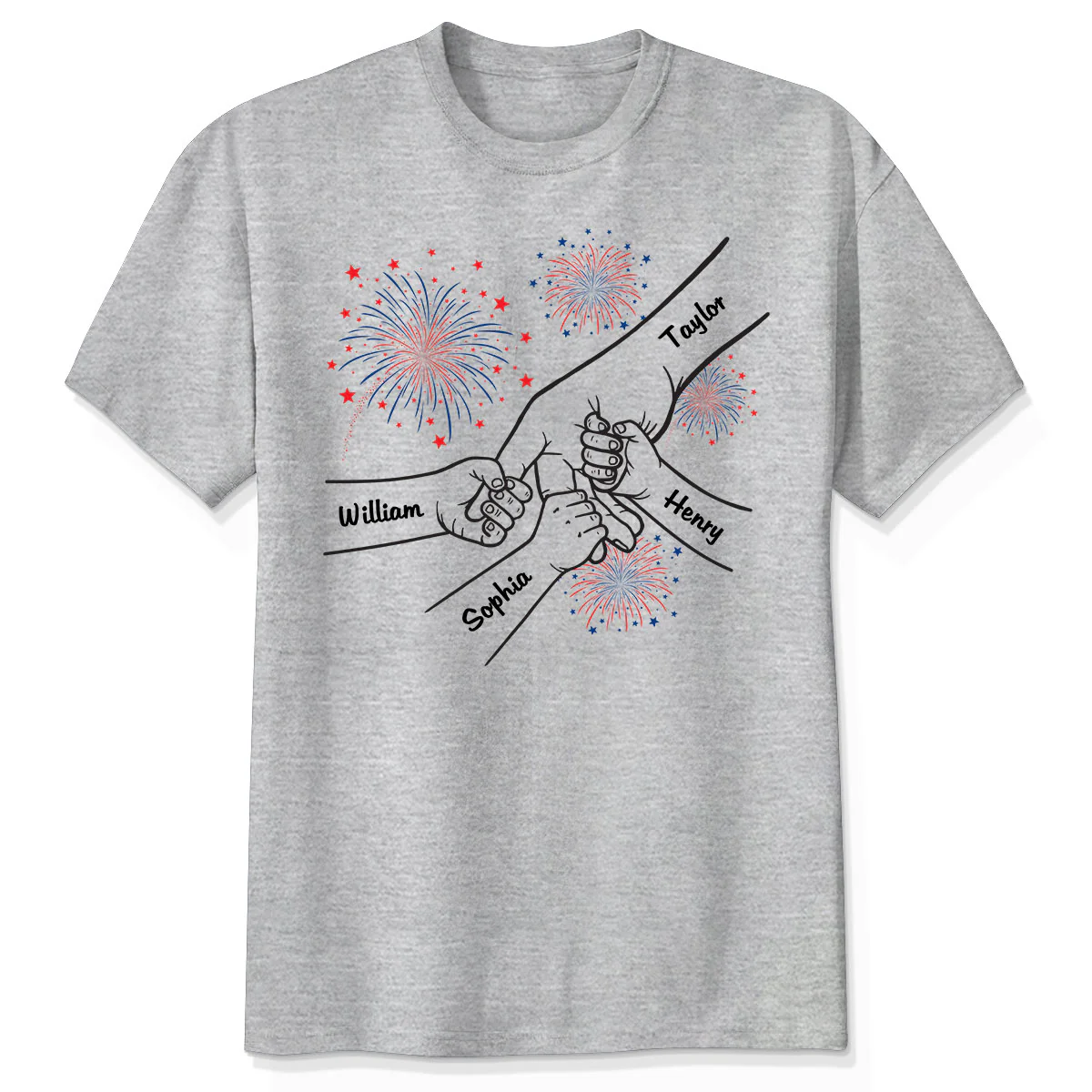 All American Dad Mom 4th Of July Independence Day Personalized Shirt