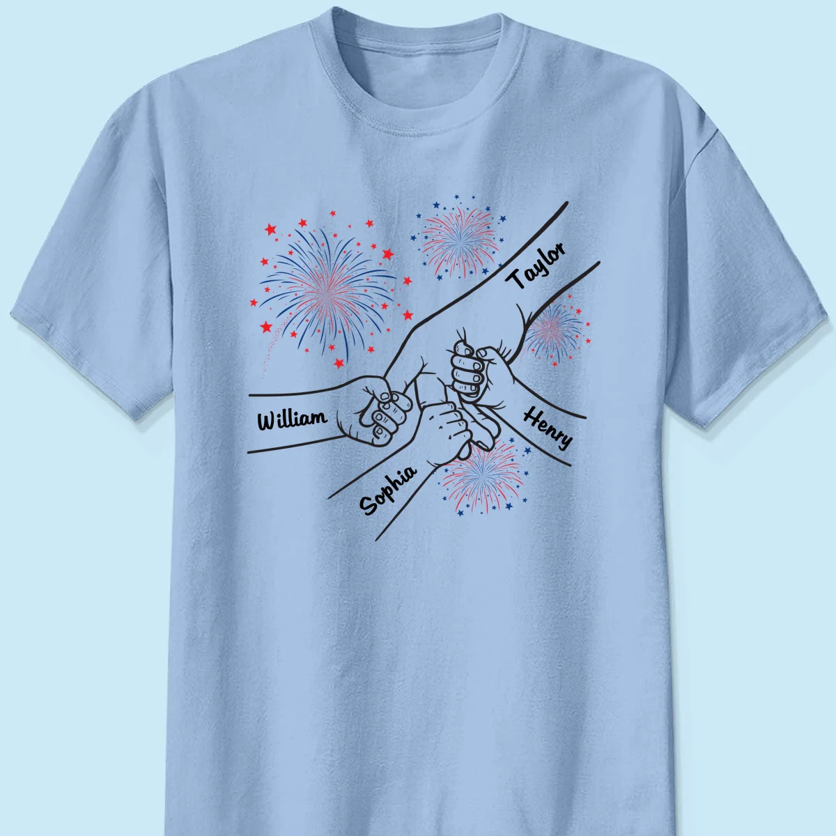 All American Dad Mom 4th Of July Independence Day Personalized Shirt - Image 10