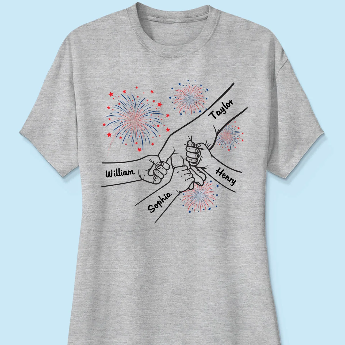 All American Dad Mom 4th Of July Independence Day Personalized Shirt - Image 11