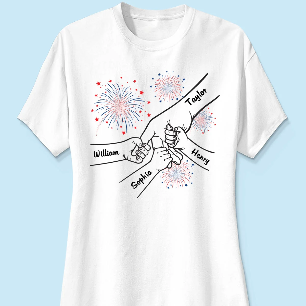 All American Dad Mom 4th Of July Independence Day Personalized Shirt - Image 12