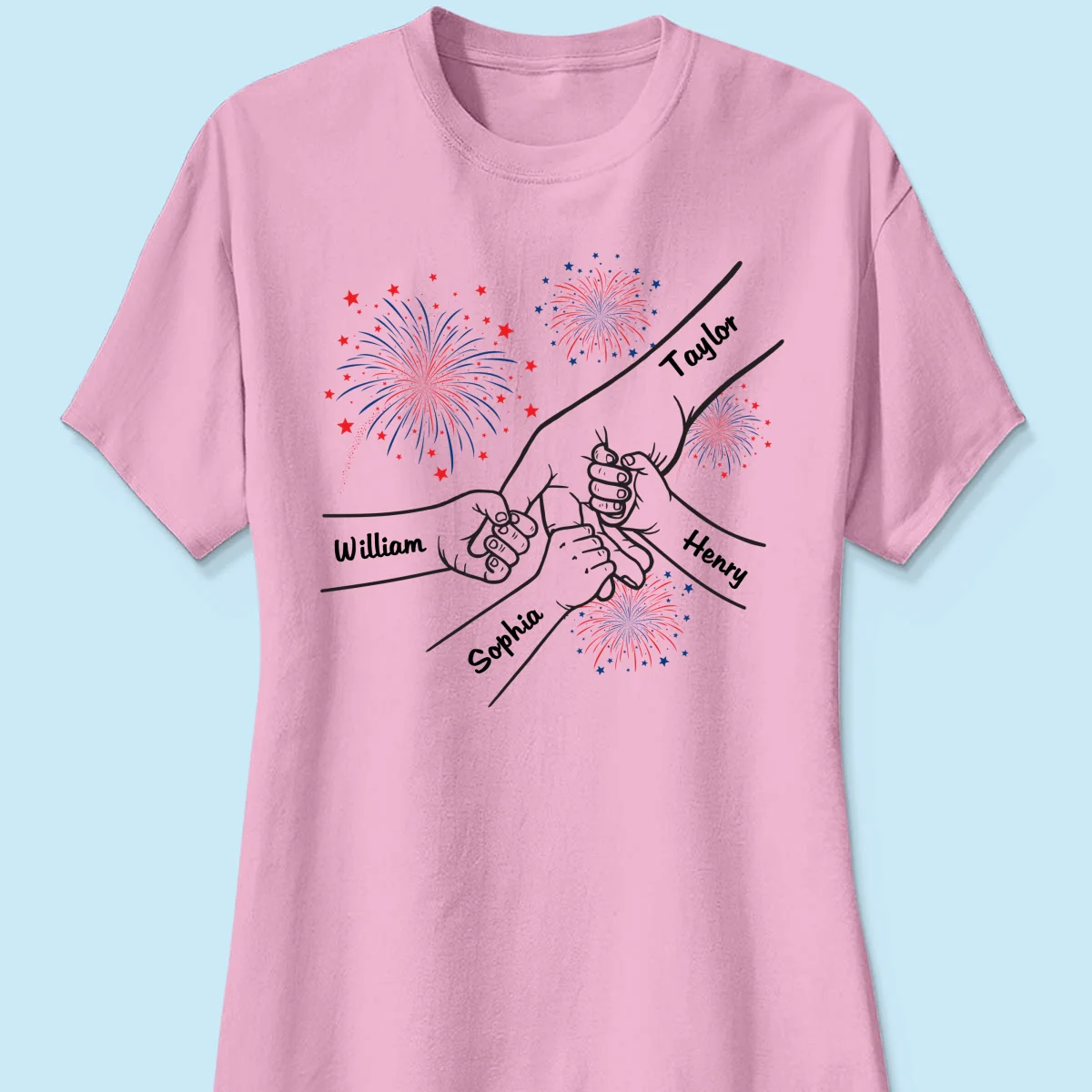 All American Dad Mom 4th Of July Independence Day Personalized Shirt - Image 13
