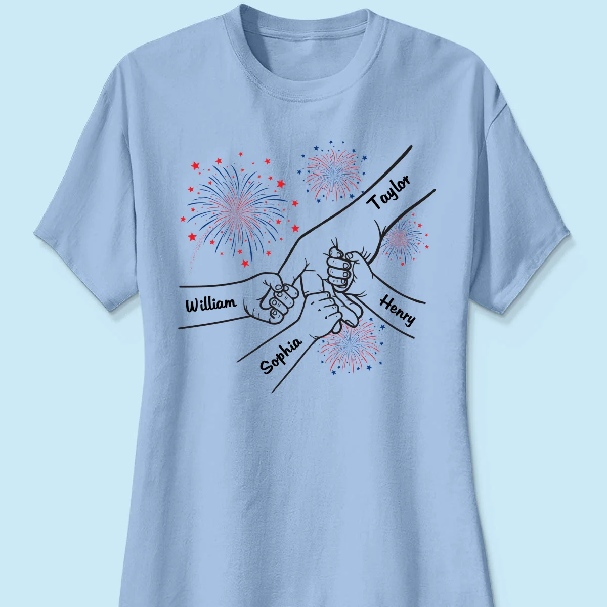 All American Dad Mom 4th Of July Independence Day Personalized Shirt - Image 14