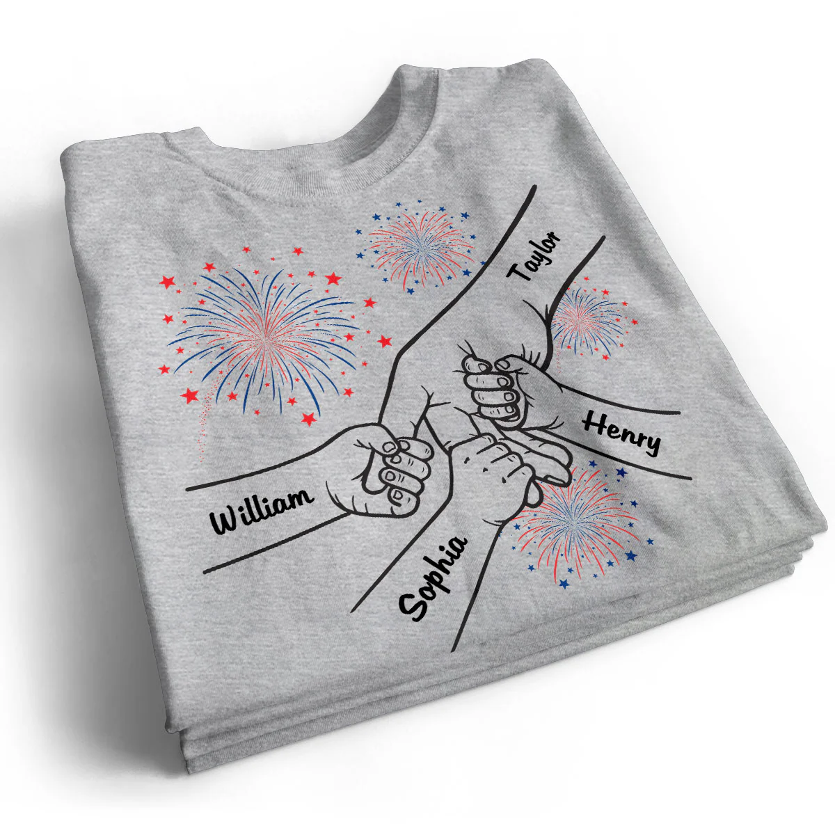 All American Dad Mom 4th Of July Independence Day Personalized Shirt - Image 2