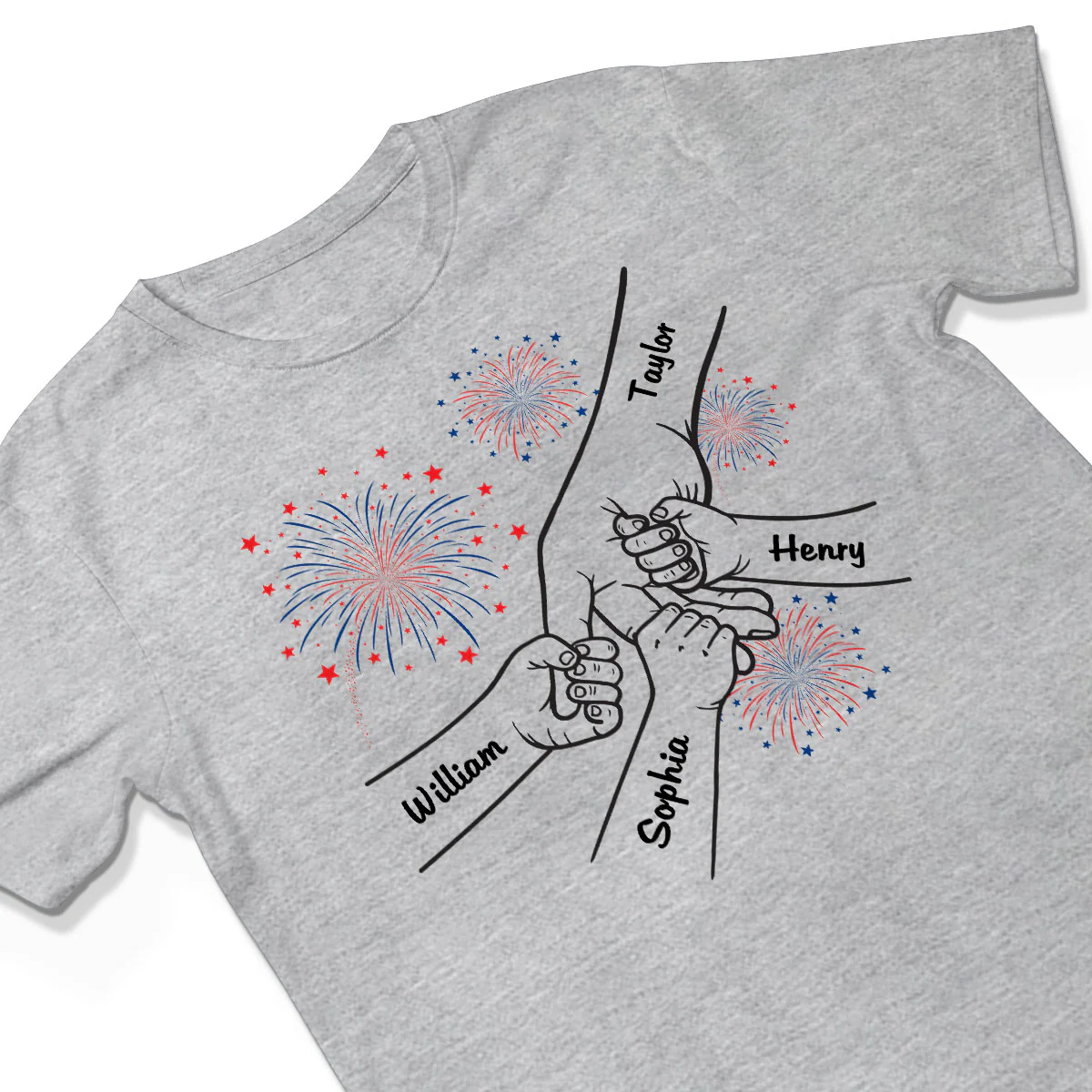 All American Dad Mom 4th Of July Independence Day Personalized Shirt - Image 3