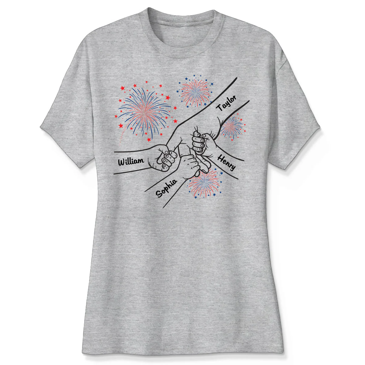 All American Dad Mom 4th Of July Independence Day Personalized Shirt - Image 4