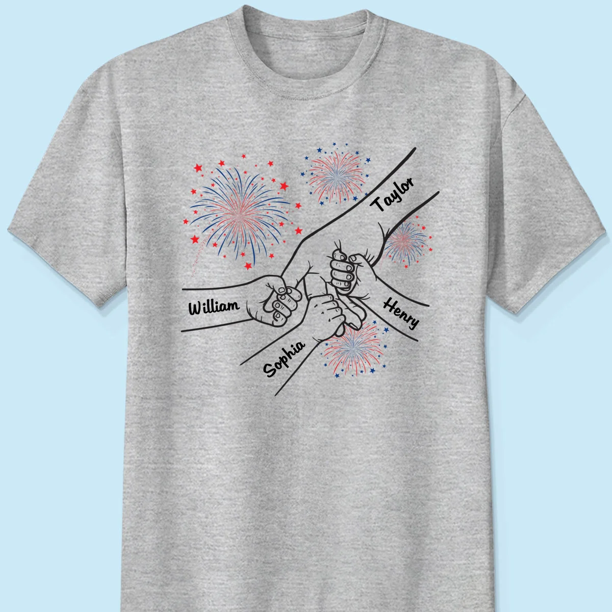 All American Dad Mom 4th Of July Independence Day Personalized Shirt - Image 7