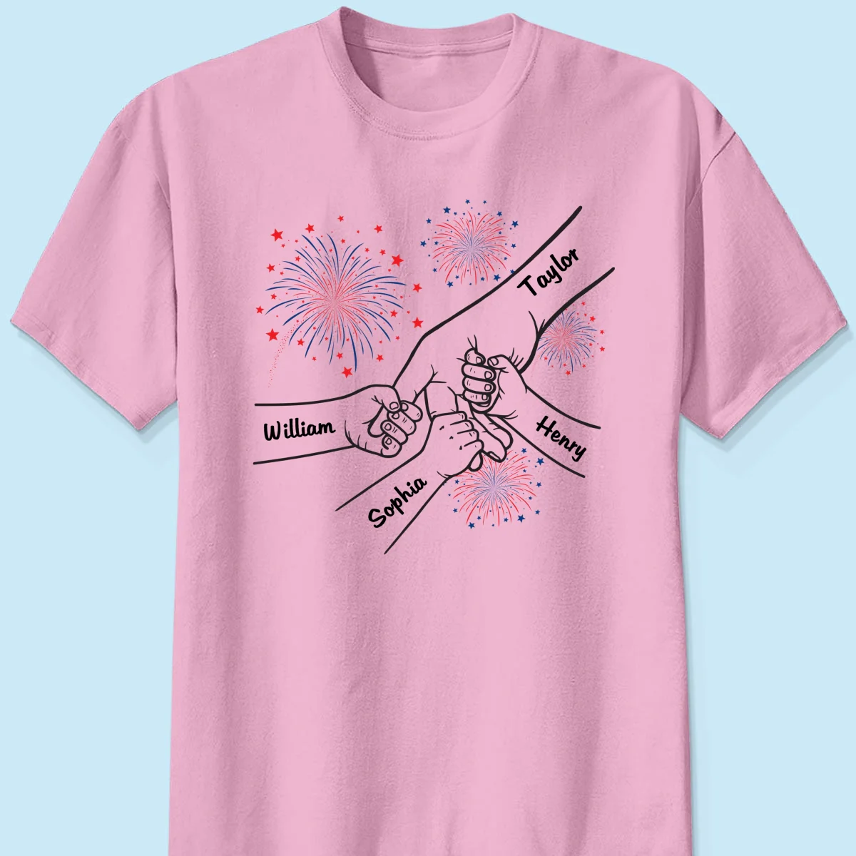All American Dad Mom 4th Of July Independence Day Personalized Shirt - Image 9