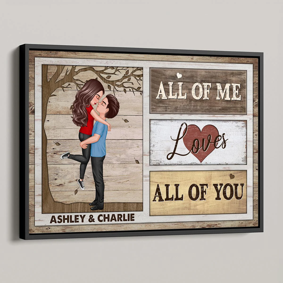All Of Me Loves All Of You Gift For Him Her Personalized Poster - Image 6