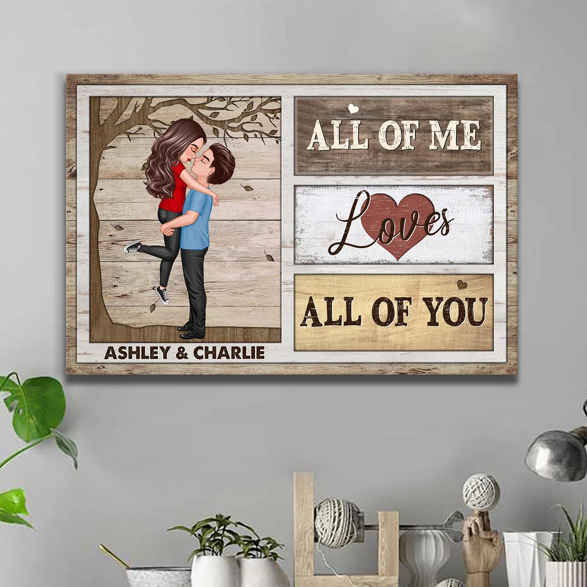 All Of Me Loves All Of You Gift For Him Her Personalized Poster - Image 7