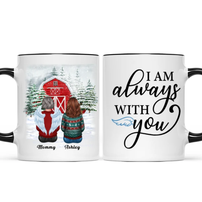 Always With You Cardinal Memorial Personalized Mug - Image 3