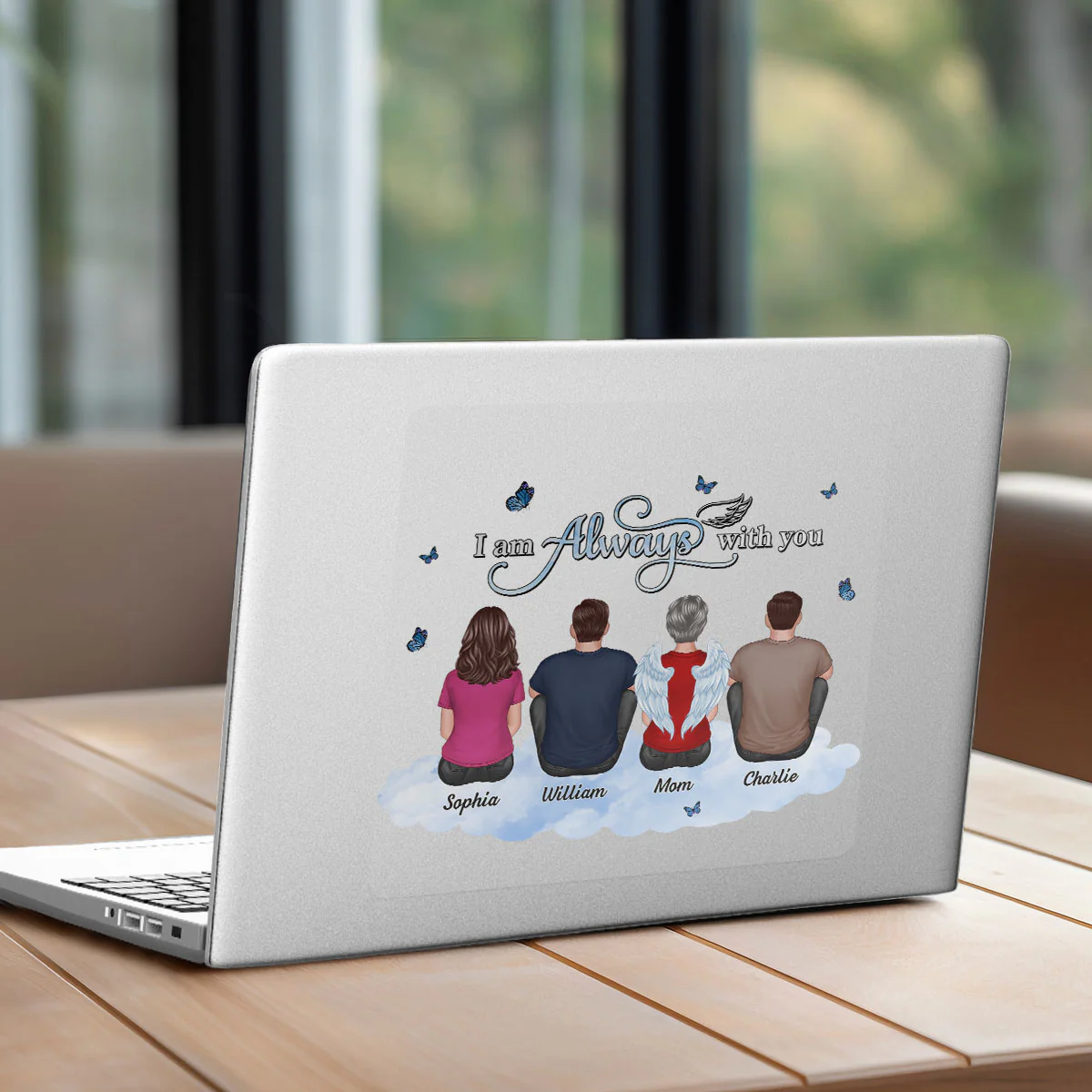 Always With You Family Memorial Remembrance Sympathy Gift Personalized Decal - Image 7
