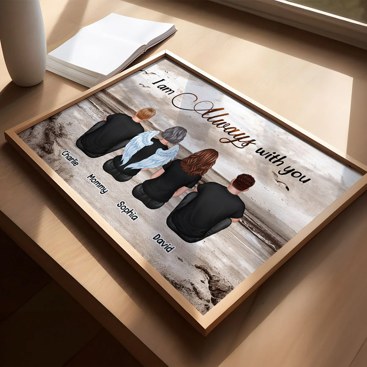 Always With You Sky Family Members, Memorial - Personalized Poster - Image 6