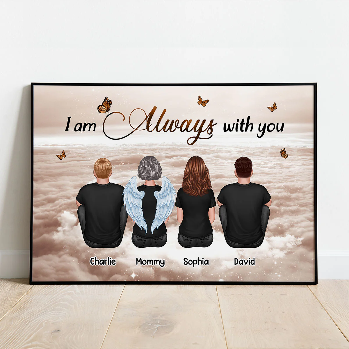 Always With You Sky Family Members, Memorial - Personalized Poster - Image 9