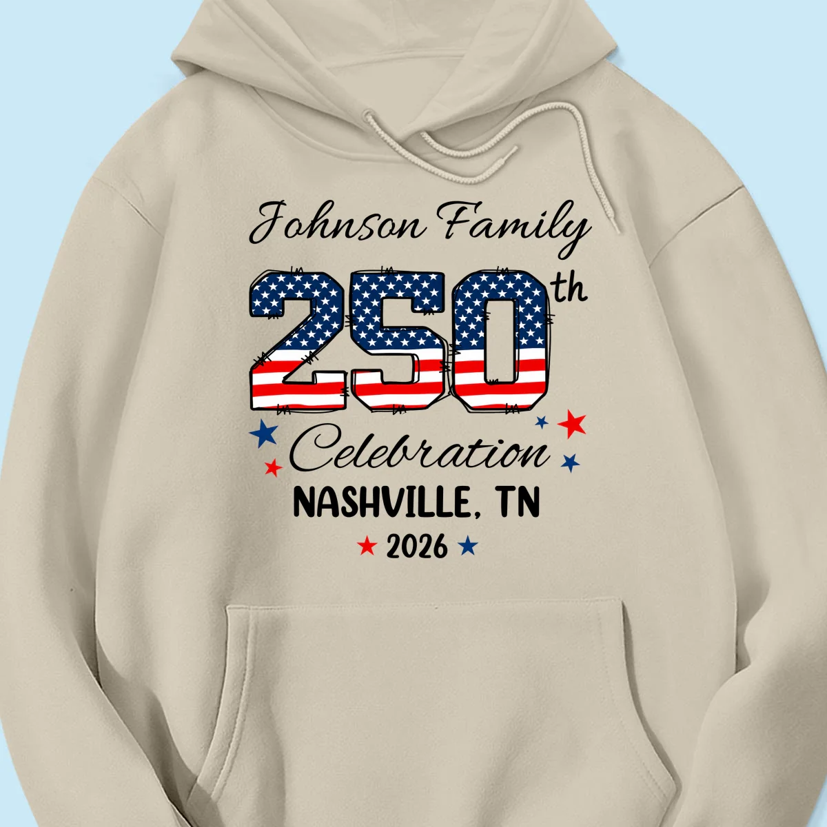 America 250th Anniversary 250 Years Of Freedom 1776 - 2026 - Personalized Shirt - Family Matching Shirt, Patriotic Crew Shirt - Image 20