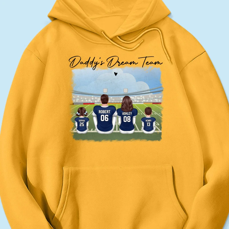 American Football Dad Team Family Personalized Shirt - Image 15