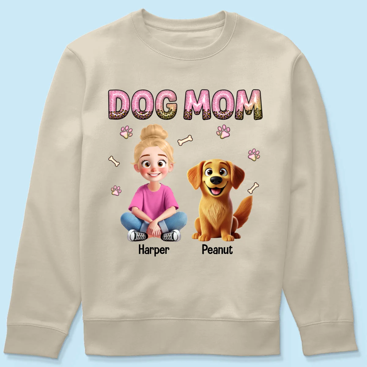 Animation Cartoon Galaxy Pattern Dog Mom Personalized Shirt, Gift For Dog Lovers - Image 20