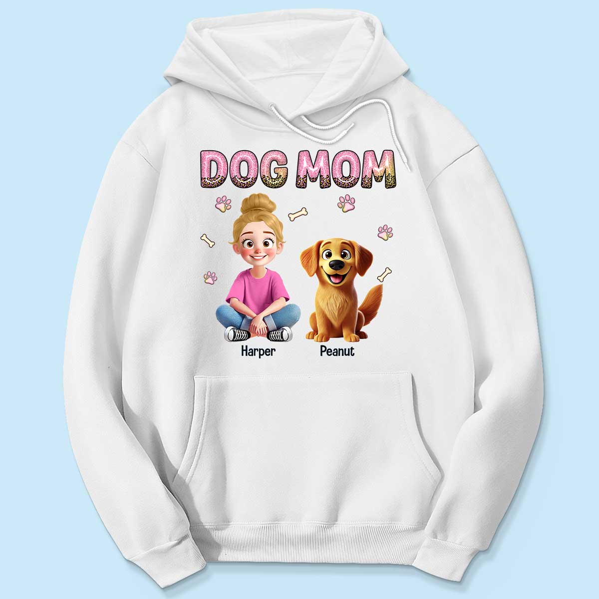 Animation Cartoon Galaxy Pattern Dog Mom Personalized Shirt, Gift For Dog Lovers - Image 5