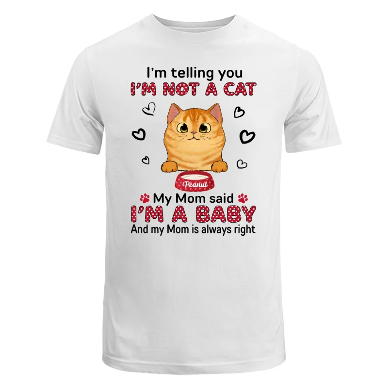 Baby Cats Polka Dot Cat Mom Personalized Shirt - Image 5