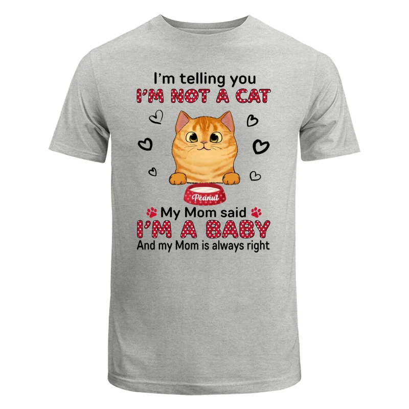 Baby Cats Polka Dot Cat Mom Personalized Shirt - Image 6