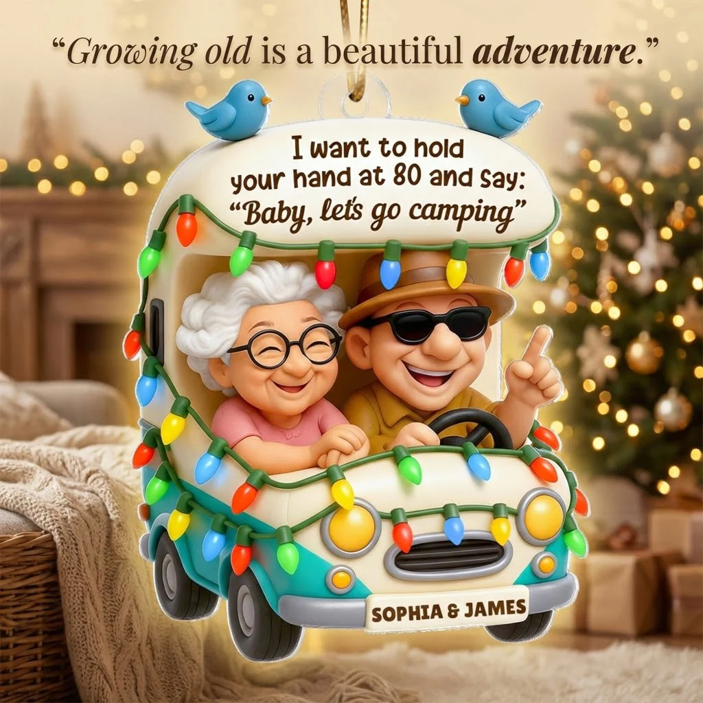 Baby Let's Enjoy Life Together - Personalized Acrylic Ornament - Heartwarming Gift For Him, For Her, For Couple - Image 2