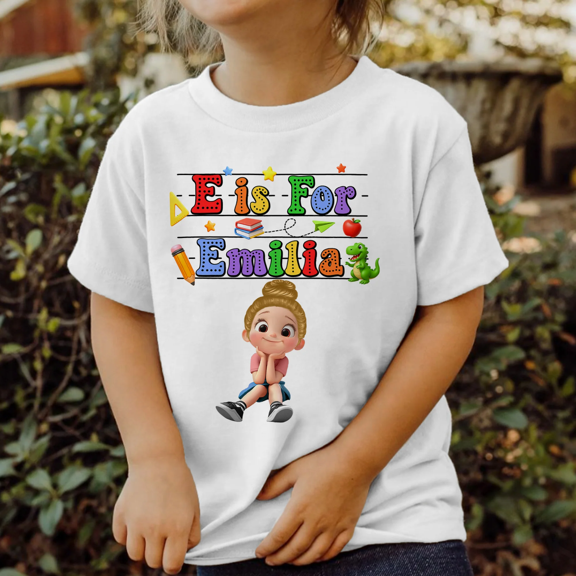 Back To School Kids Shirt, Personalized Alphabet Kids Shirt - Image 11