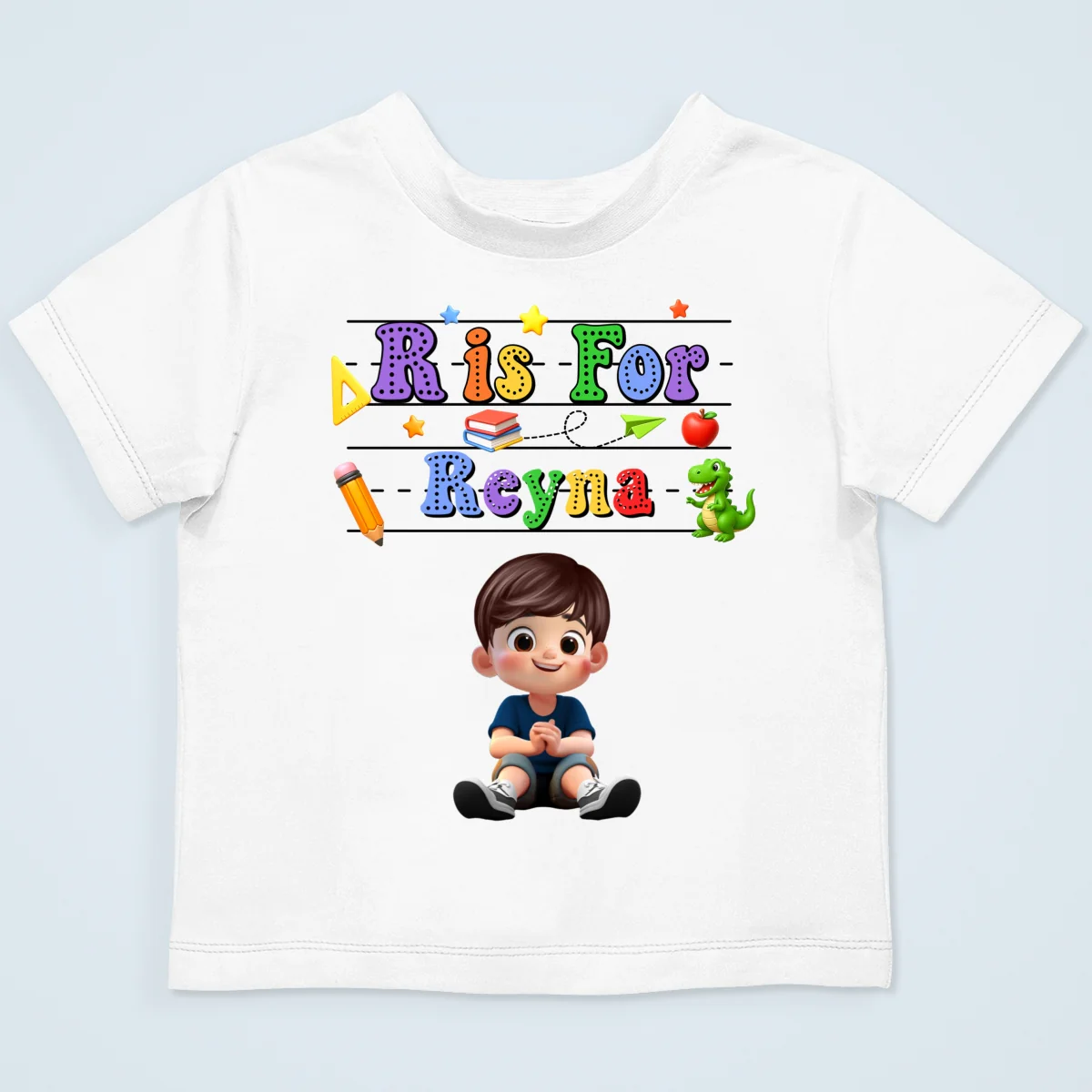 Back To School Kids Shirt, Personalized Alphabet Kids Shirt - Image 17