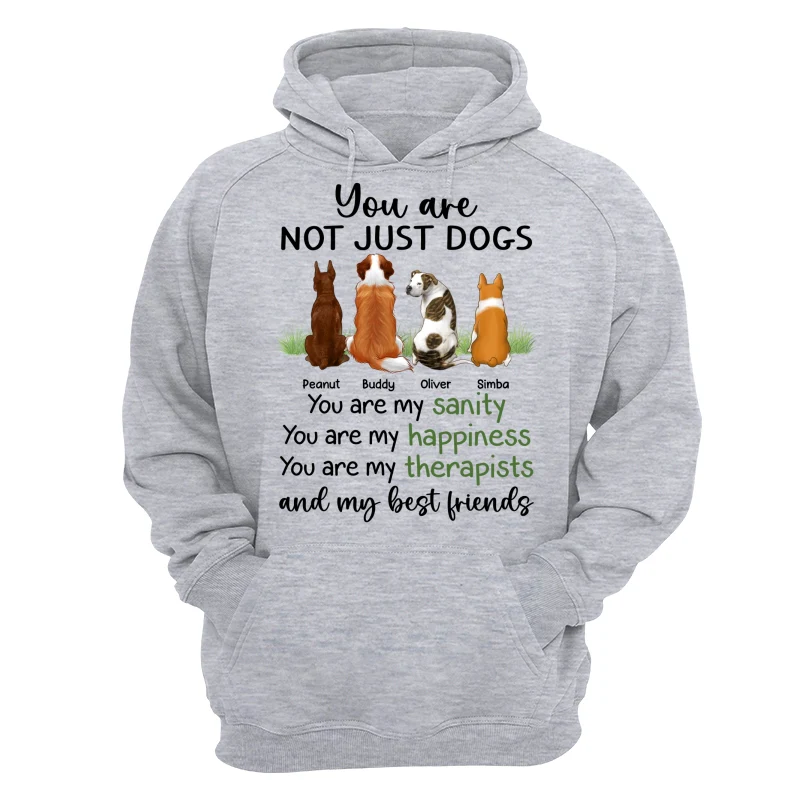 Back View Dogs Sanity Best Friends Personalized Shirt - Image 14