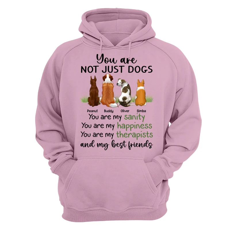 Back View Dogs Sanity Best Friends Personalized Shirt - Image 15
