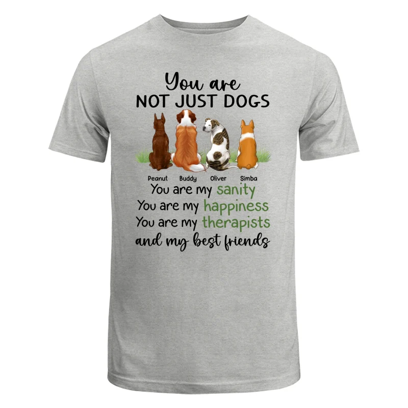 Back View Dogs Sanity Best Friends Personalized Shirt - Image 6