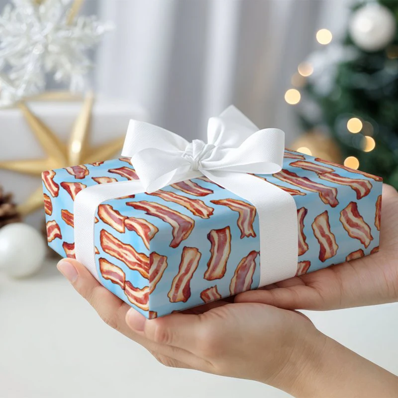 Bacon Sizzle Gift Wrapping Paper - Image 5