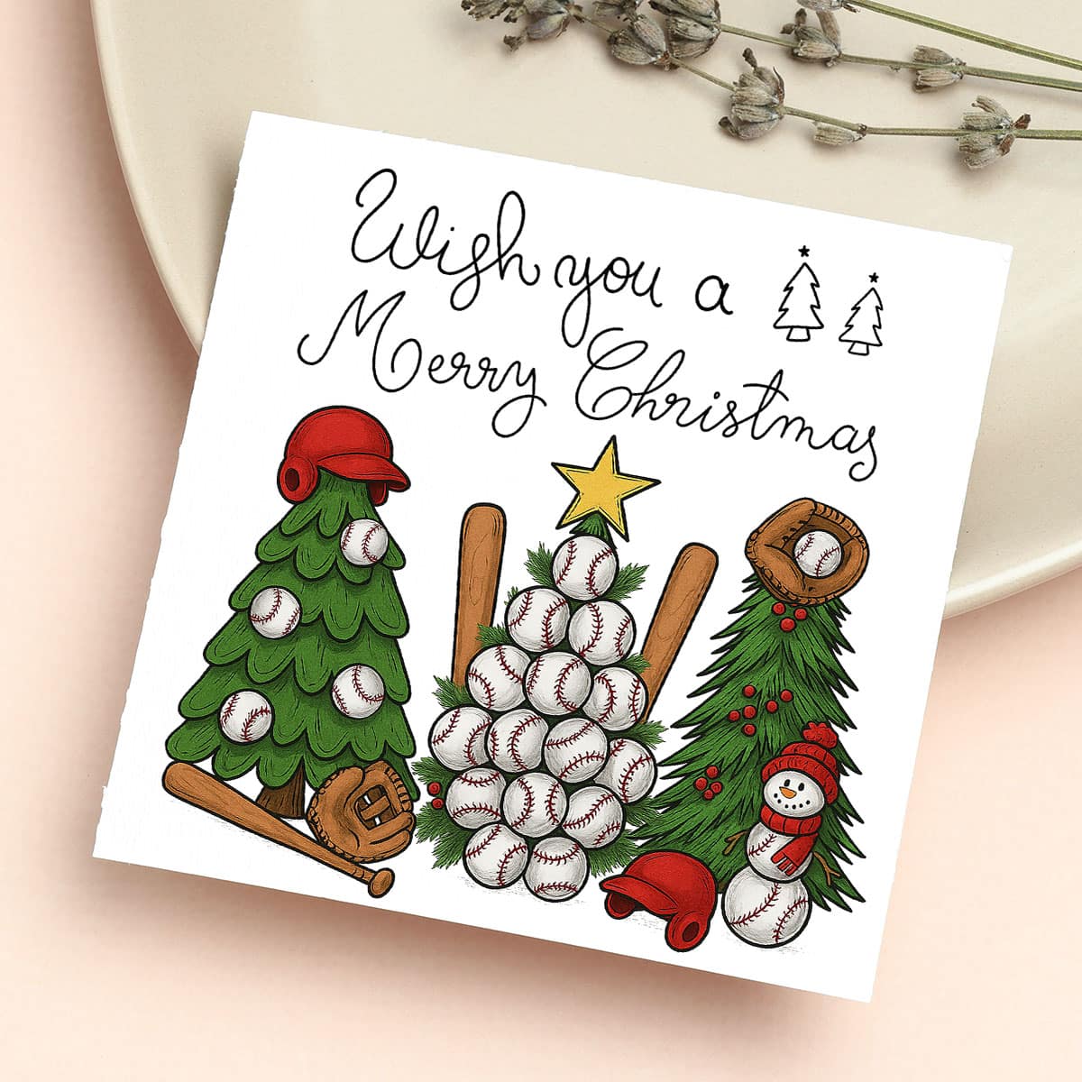 Baseball Christmas Card - Image 8