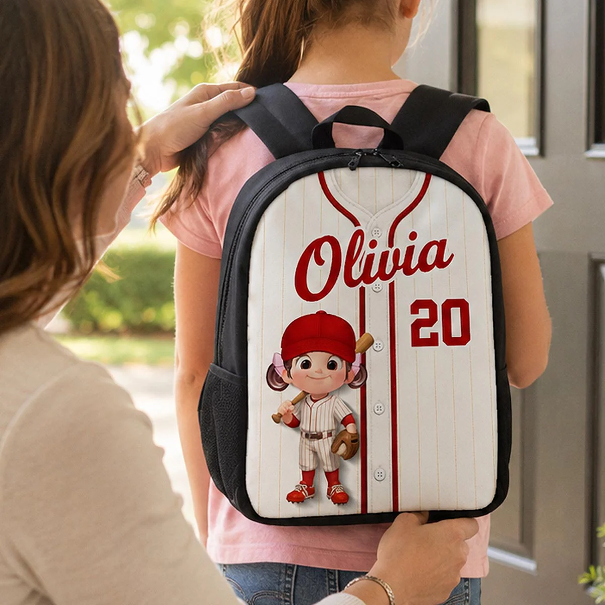 Baseball Kid Jersey - Personalized Backpack - Back To School Gift - Image 6