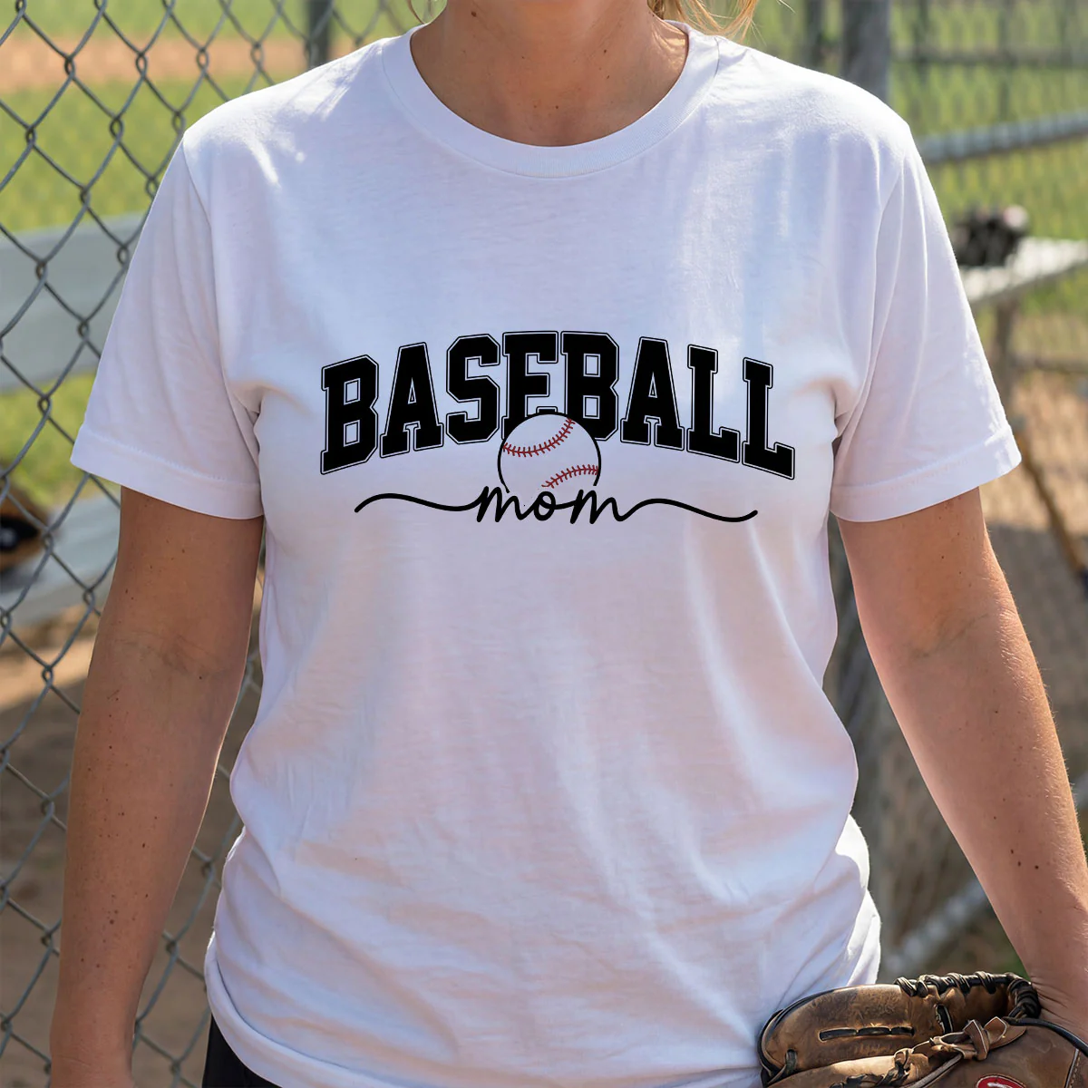 Baseball Mom Baseball Players - Personalized Personalized Double Sided Shirt- Mother's Day Gift For Baseball Mom, Wife - Image 7